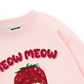 Meow Meow Strawberry Sweater