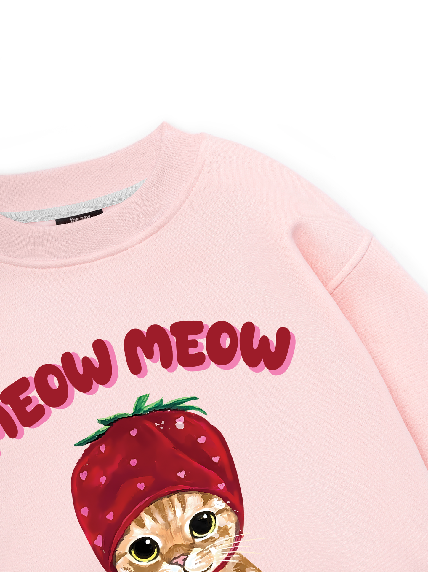 Meow Meow Strawberry Sweater