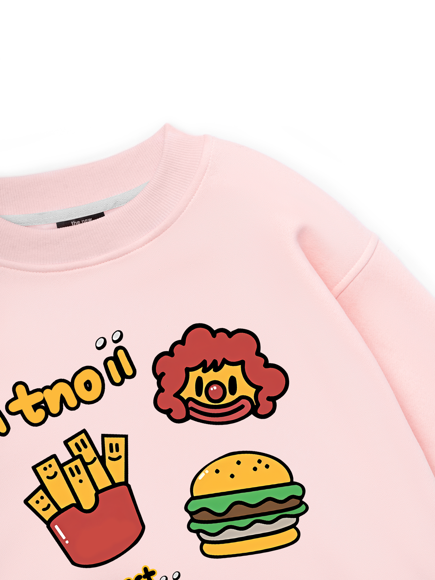 Sweet Pastry Burger Fry Sweater