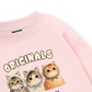 Cute Three Cat Vitamin Meow Sweater