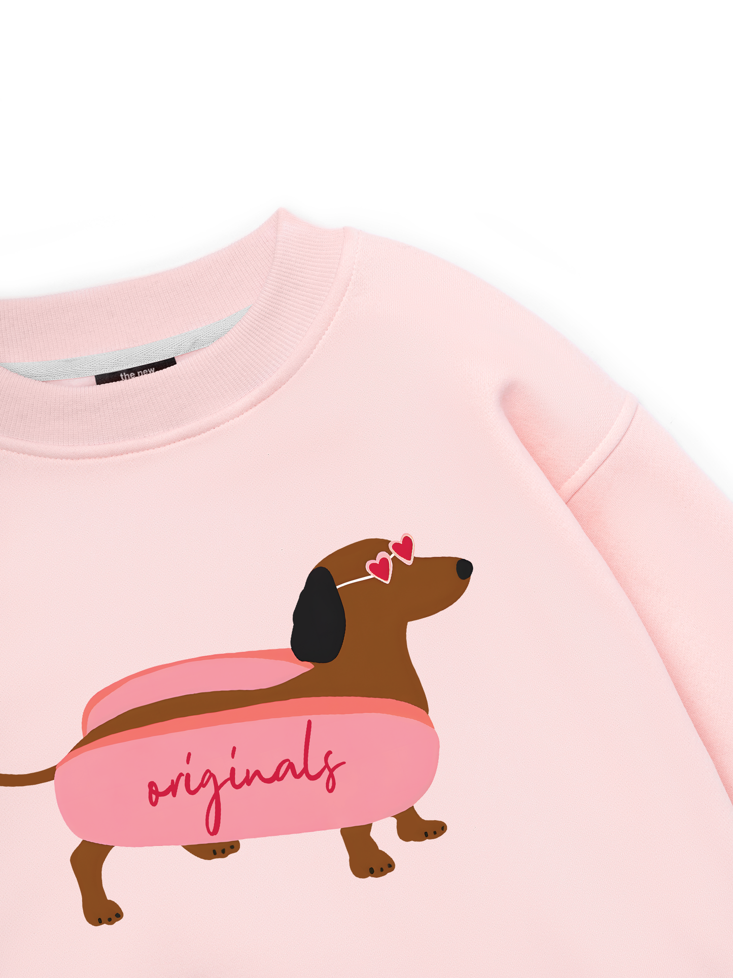 Pink Dachshund Sweater