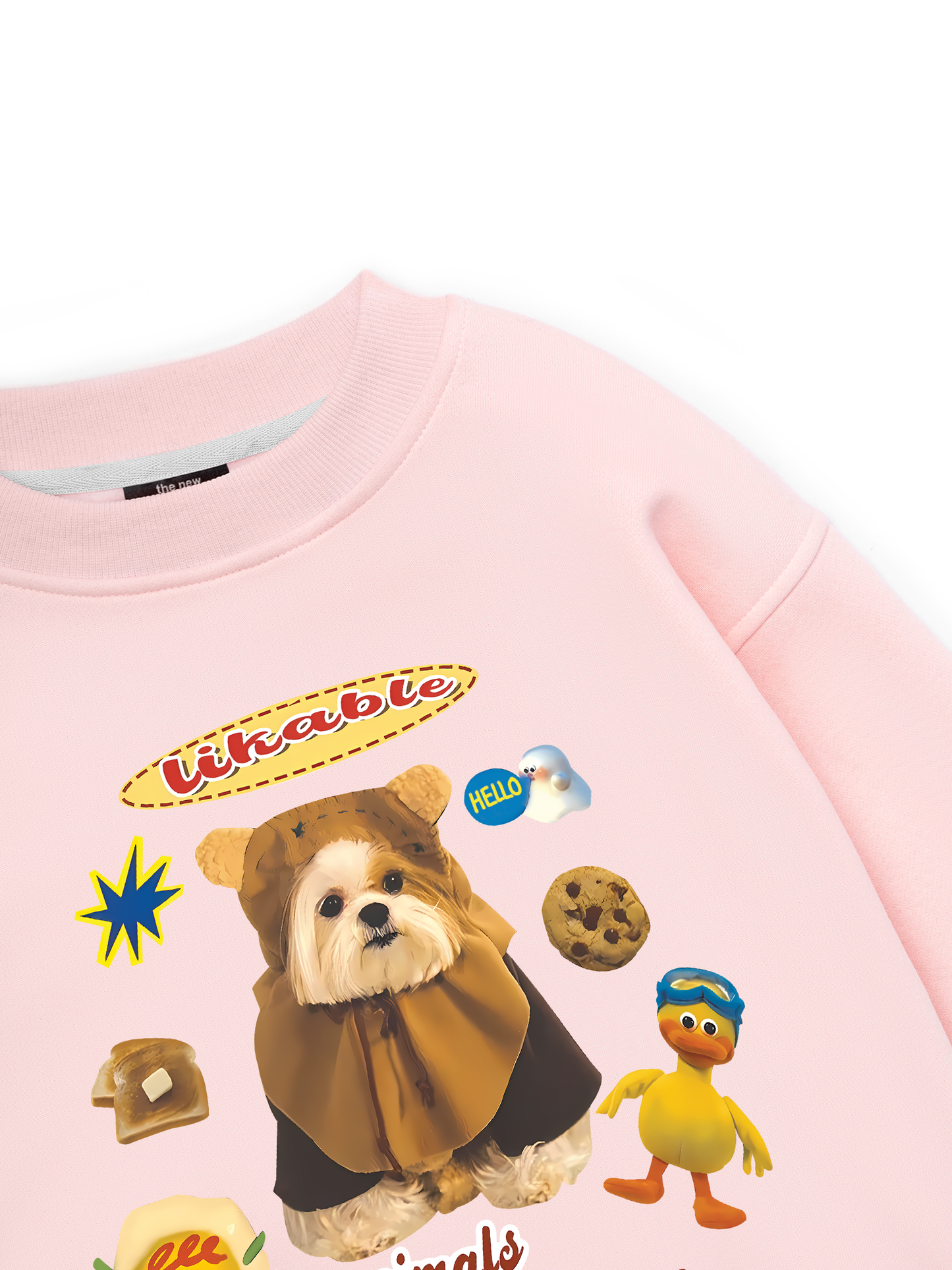 Sweet Pastry And Puppy Duck Sweater