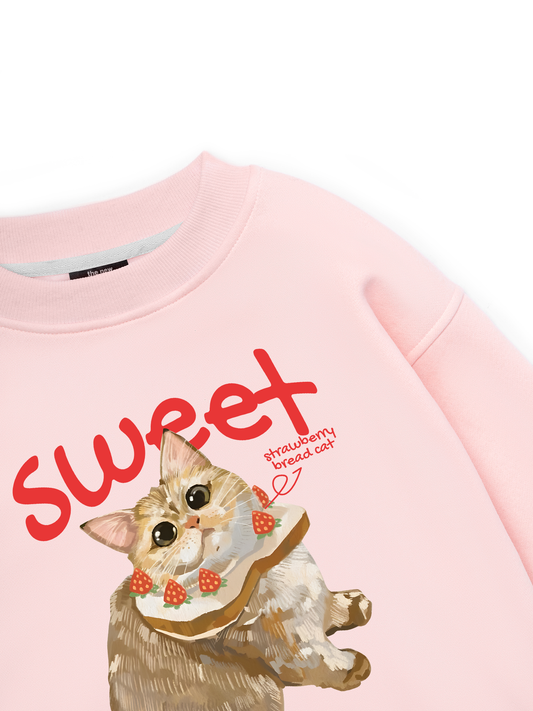 Strawberry Bread Cat Sweater