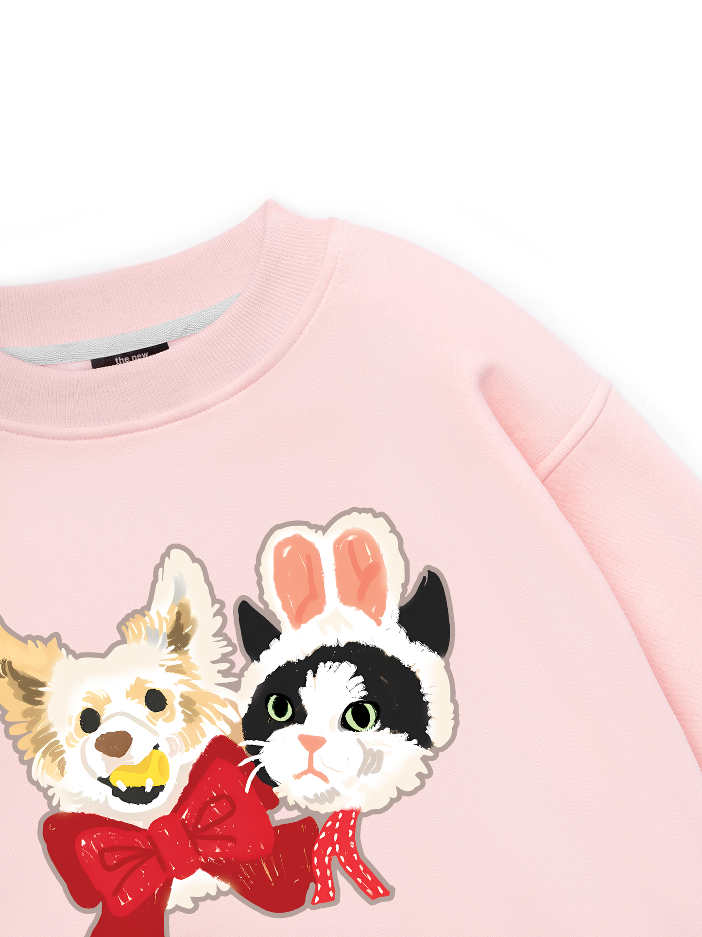 Animal Mood Bestie Puppy And Meow Sweater