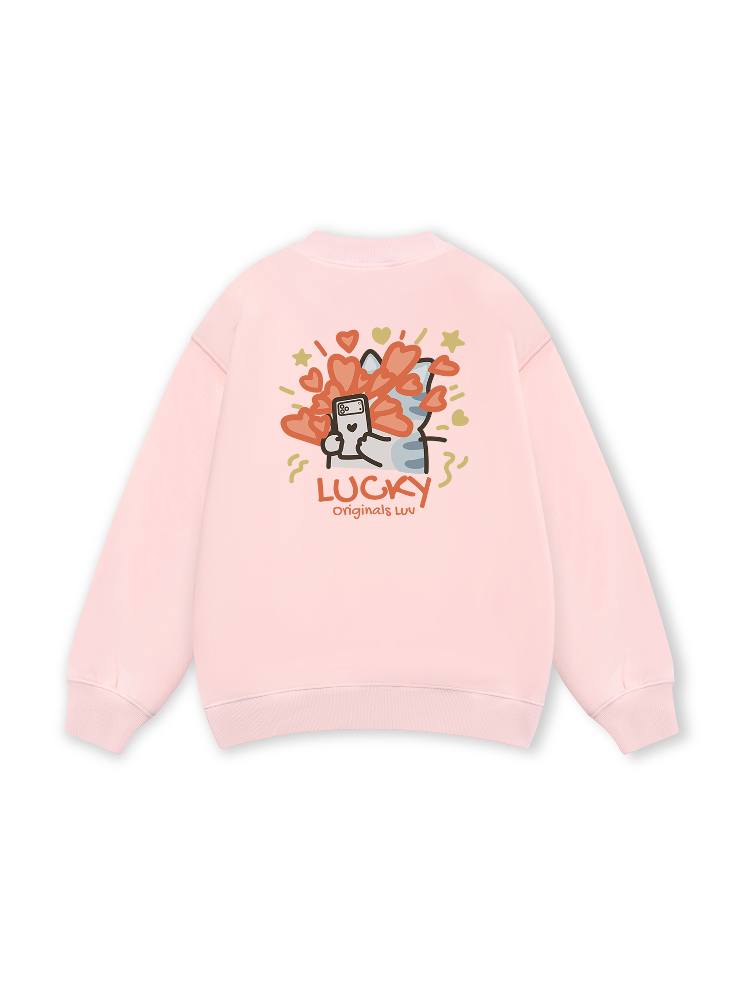 Lucky Luv Cat Couple Sweater