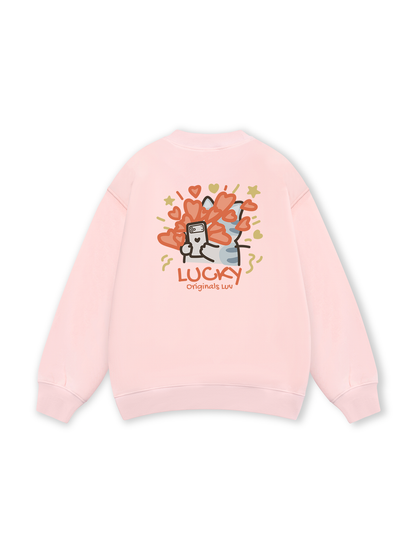 Lucky Luv Cat Couple Sweater