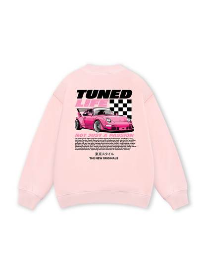 CAR Tuned Pink Sweater
