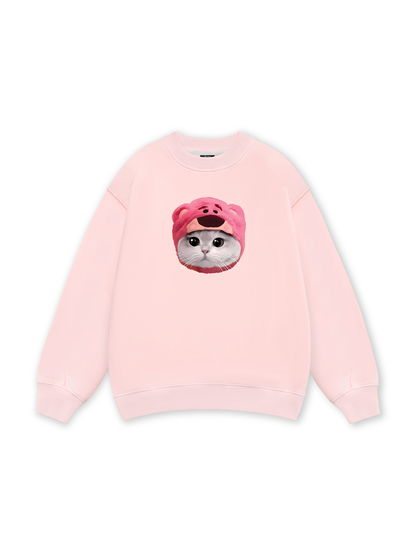 Animal Mood Pink Meow Sweater