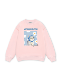 Flower With Meow Sweater