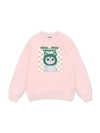 Animal Mood Meow Green Pink Sweater