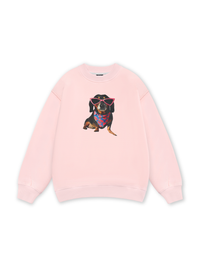 Animal Pink Glasses Sweater