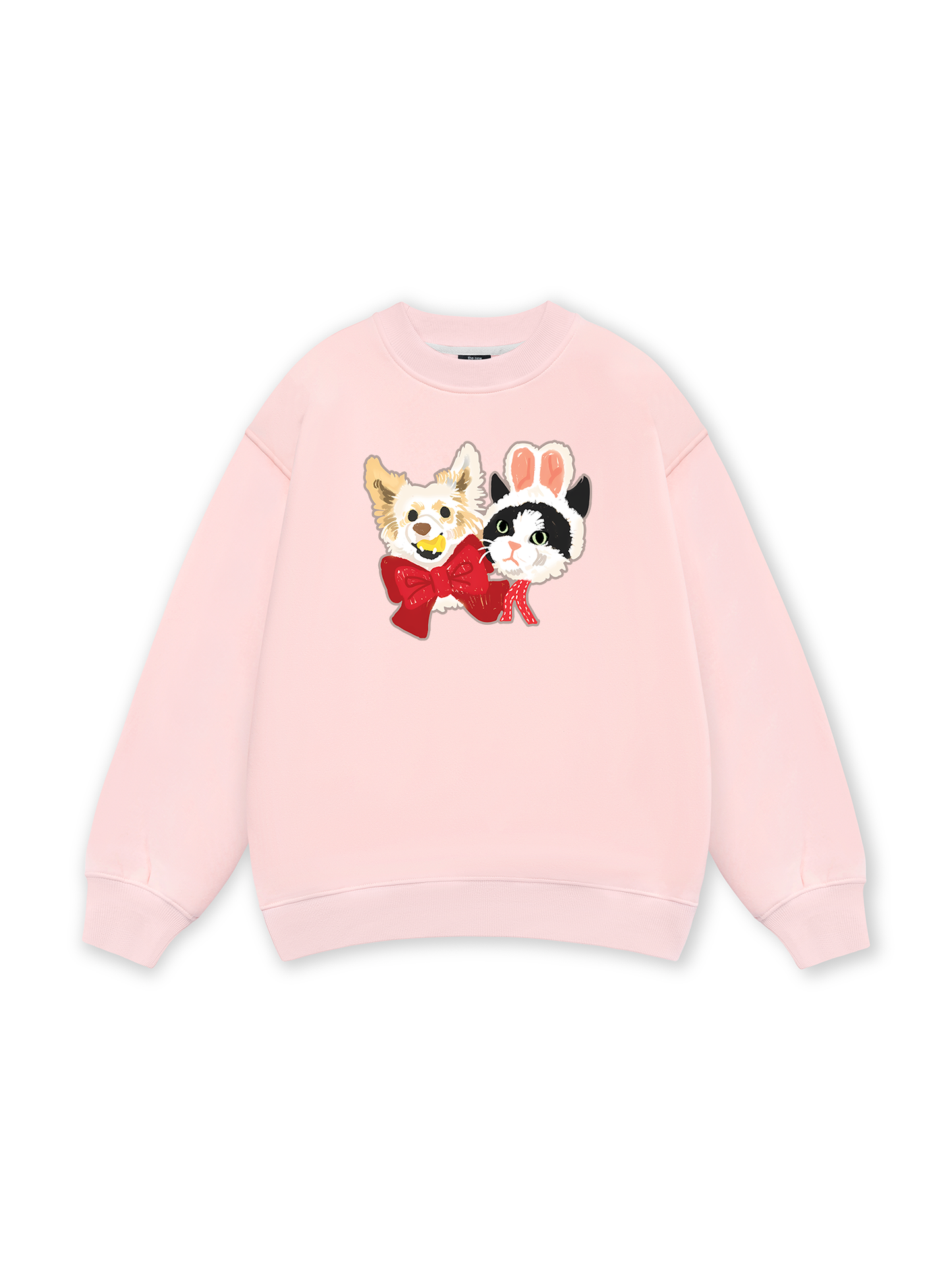 Animal Mood Bestie Puppy And Meow Sweater