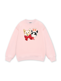 Animal Mood Bestie Puppy And Meow Sweater