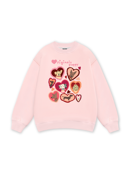 Animal Puppy Heart Sweater