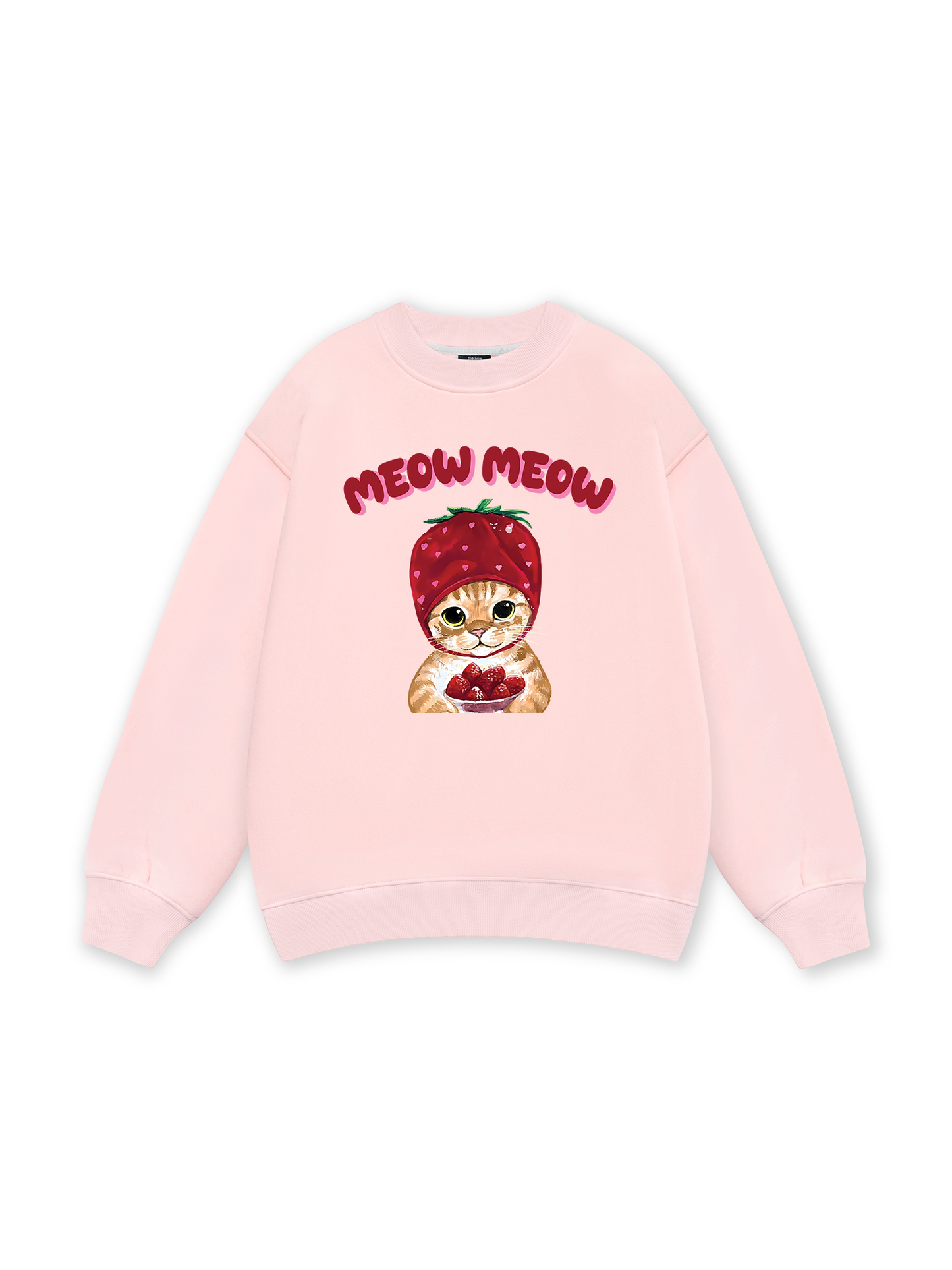 Meow Meow Strawberry Sweater