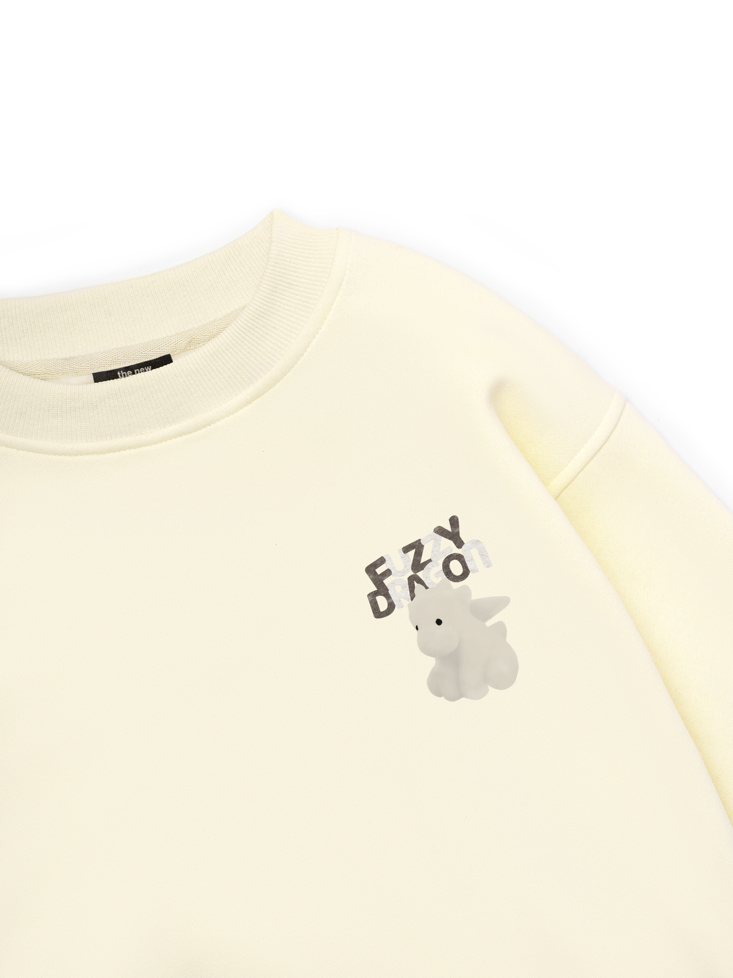 Fuzzy Font Dragon Sweater