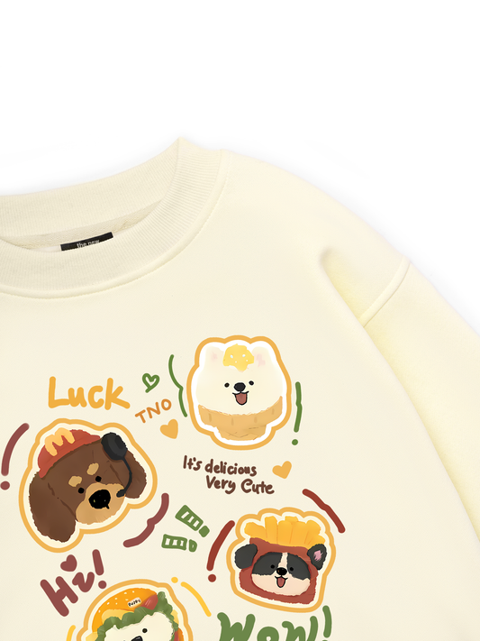Sweet Pastry Cute Humburger Sweater