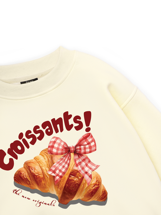 Sweet Pastry Red Bơ Croissant Sweater