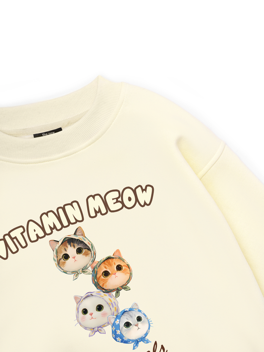 Four Cat Vitamin Meow Sweater