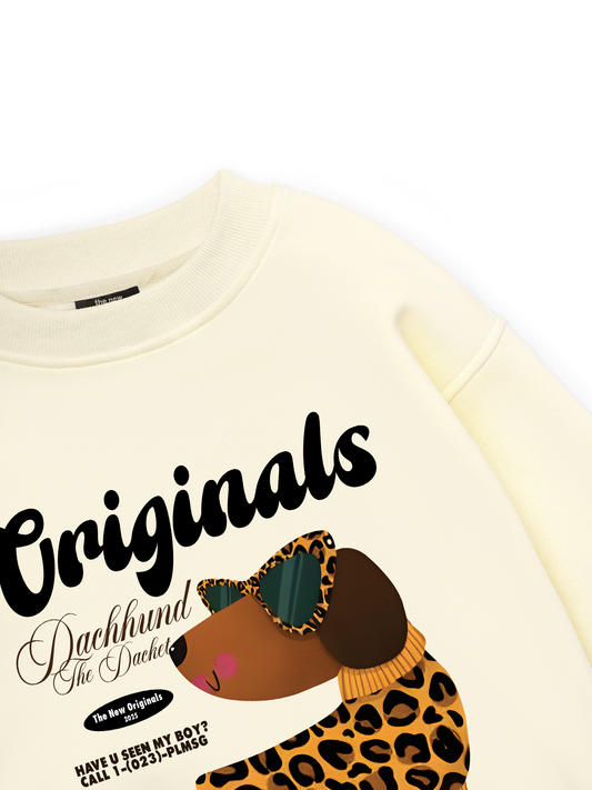 Leopard Dachshund Sweater