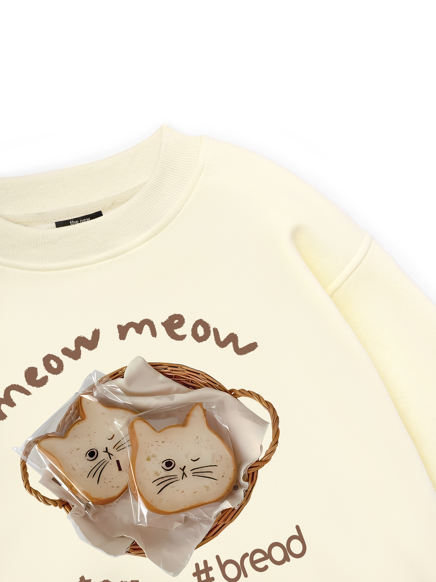 Sweet Pastry Meow Meow Bead Sweater