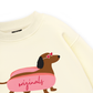Pink Dachshund Sweater