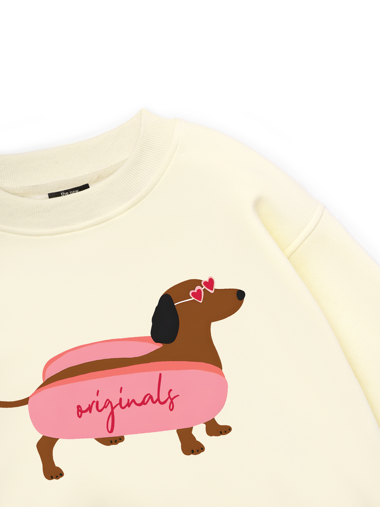 Pink Dachshund Sweater