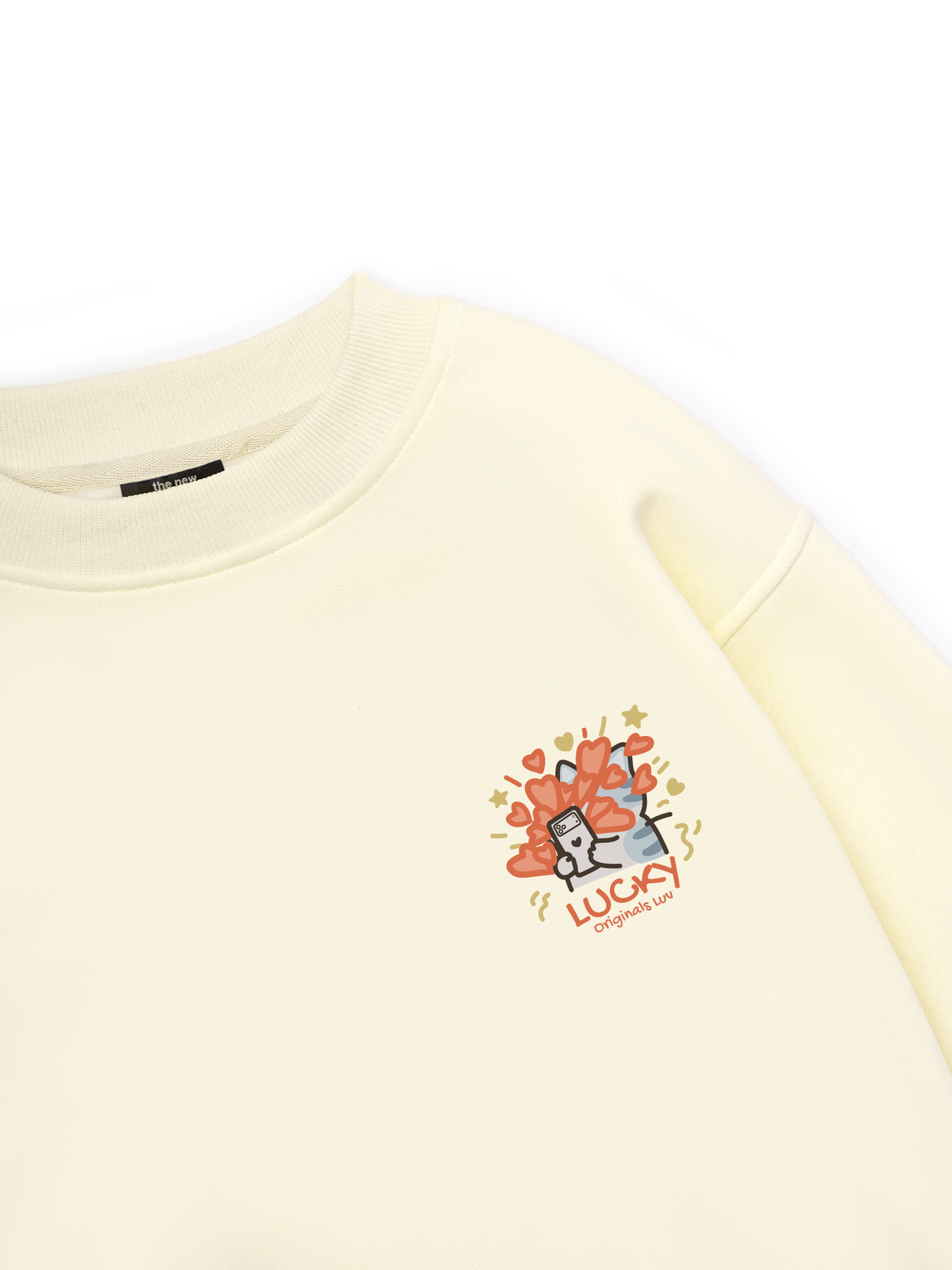 Lucky Luv Cat Couple Sweater