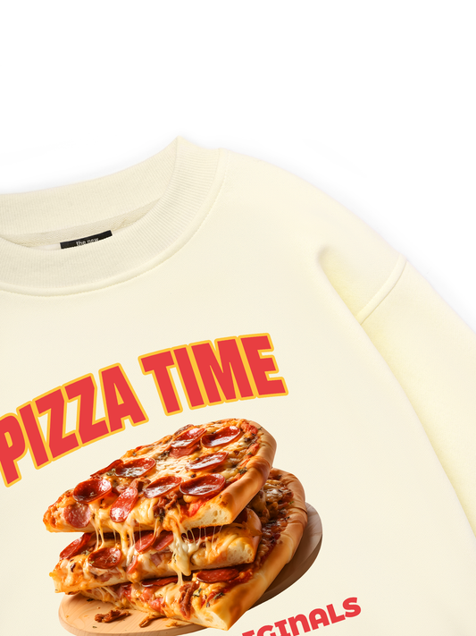 Foody Pizza Time Sweater