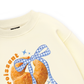 Sweet Pastry BLue Plaid Bow Sweater