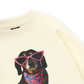 Animal Pink Glasses Sweater