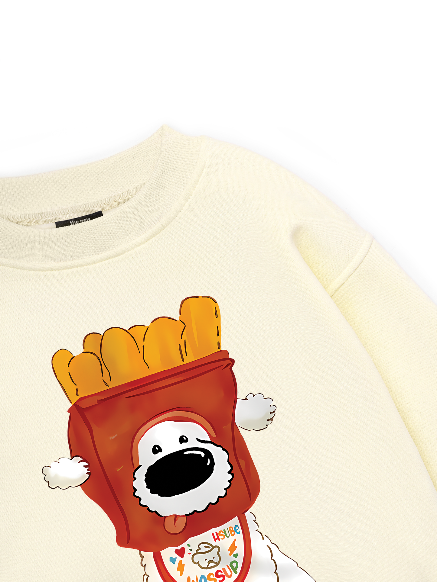 Sweet Pastry Cute Dog With Bread Sweater