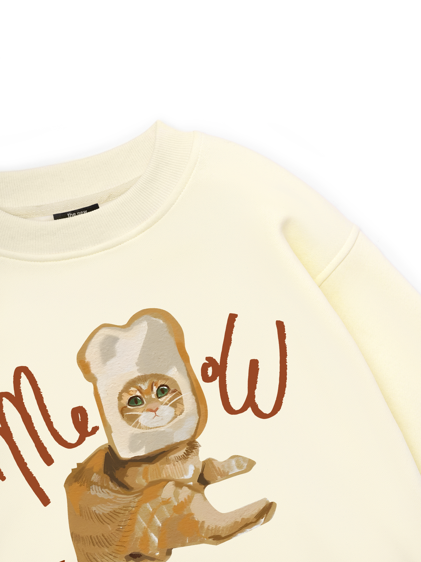 Toast Face Cat Sweater