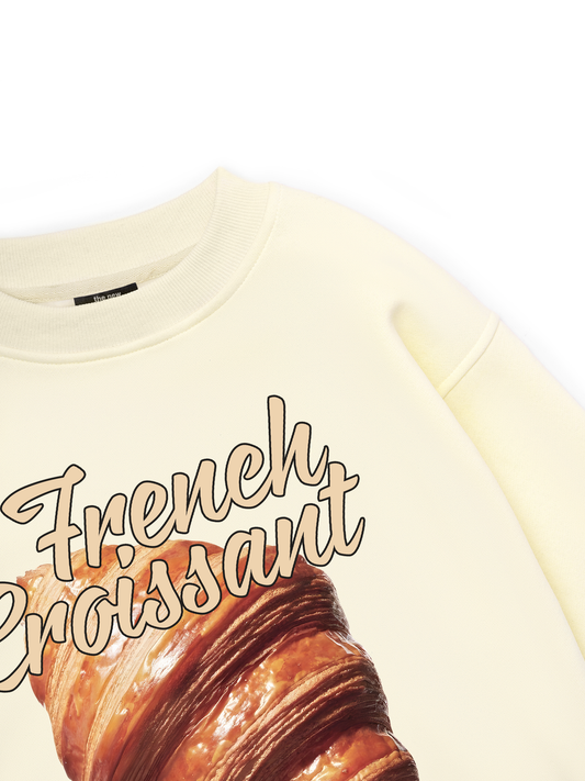 Foody French Croissant Sweater