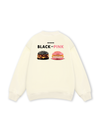 Sweet Pastry Black Pink Meow Meow Strawberry Sweater