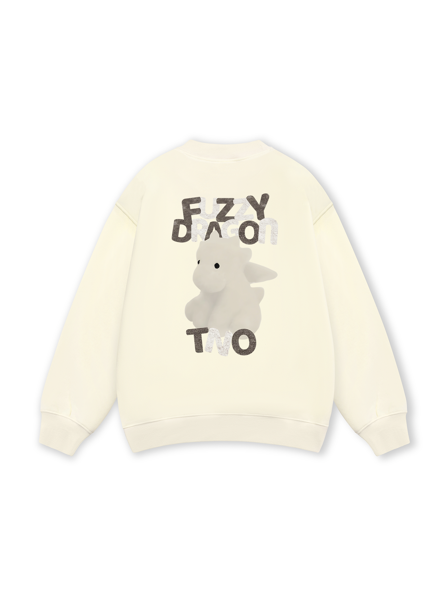 Fuzzy Font Dragon Sweater