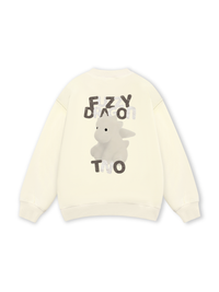 Fuzzy Font Dragon Sweater