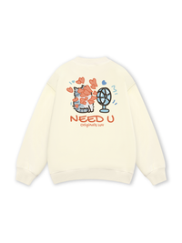 Need You Cat Couple Sweater