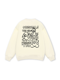 Bear Friends Doodle Artwork Sweater