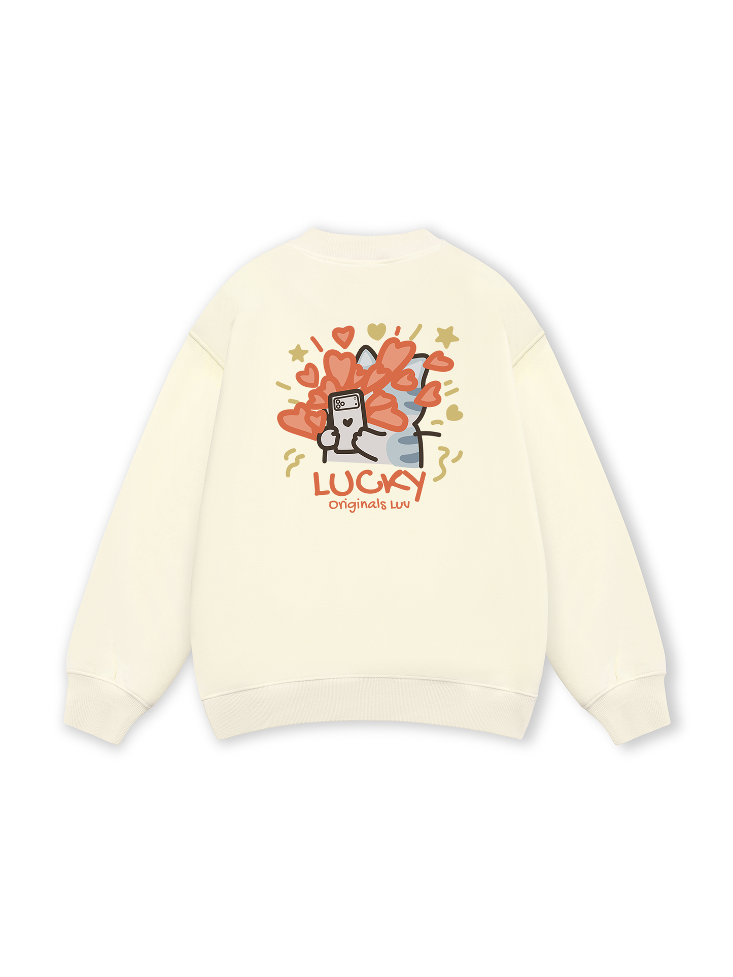 Lucky Luv Cat Couple Sweater