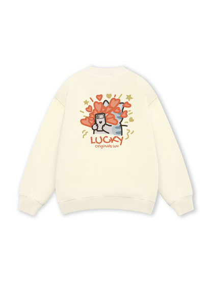 Lucky Luv Cat Couple Sweater