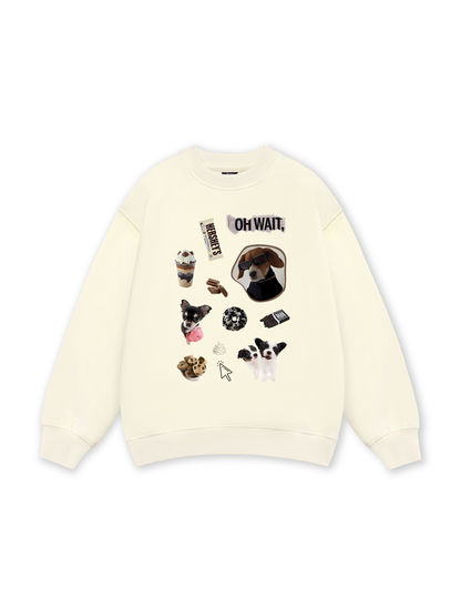 Sweet Pastry Cute Puppy Chocolate Sweater