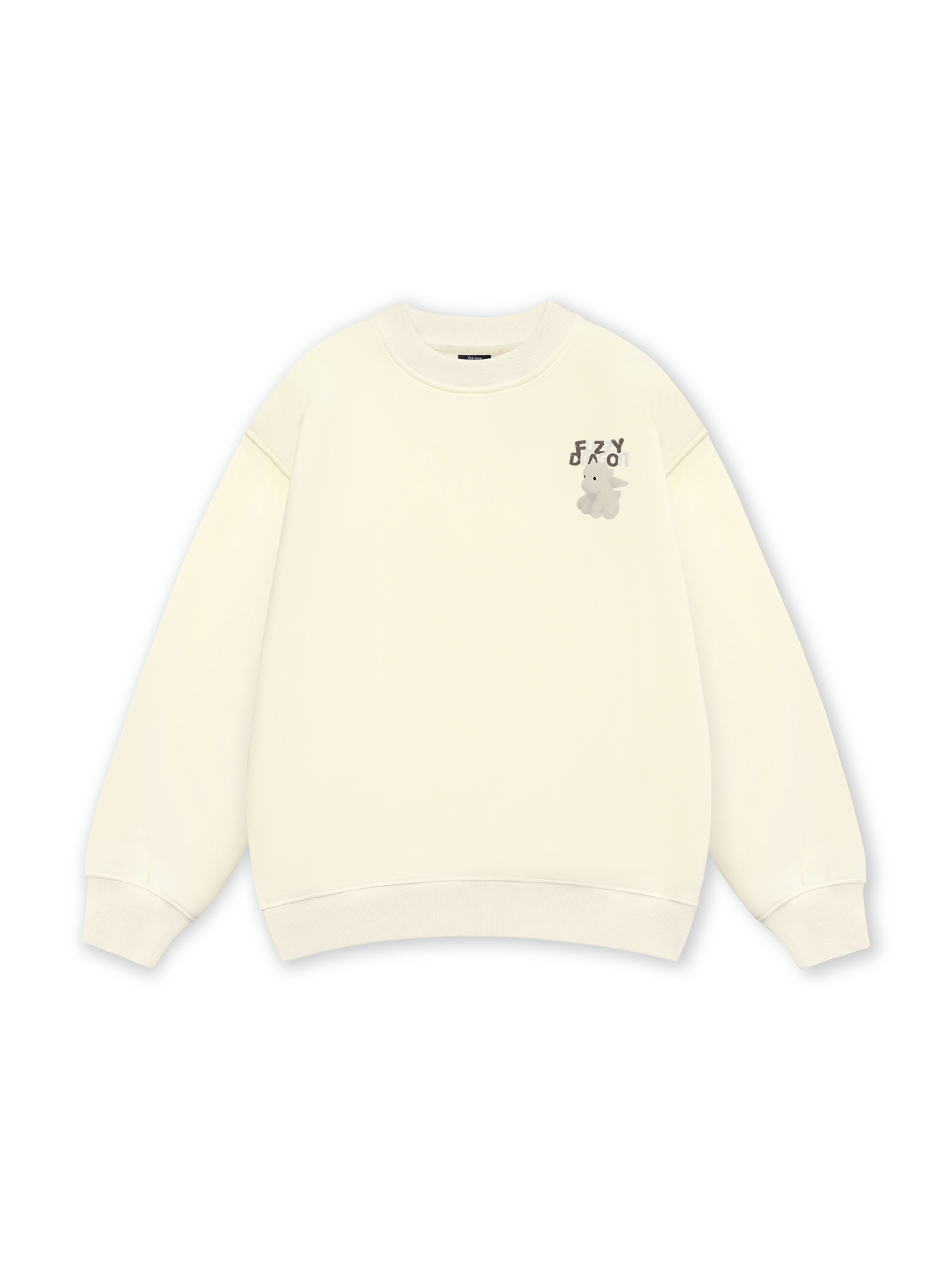 Fuzzy Font Dragon Sweater