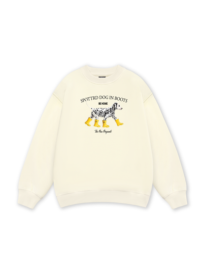 Animal Cute Puppy Yellow Sweater