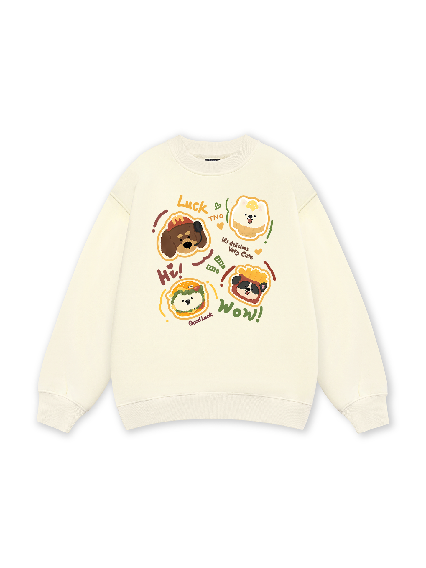 Sweet Pastry Cute Humburger Sweater