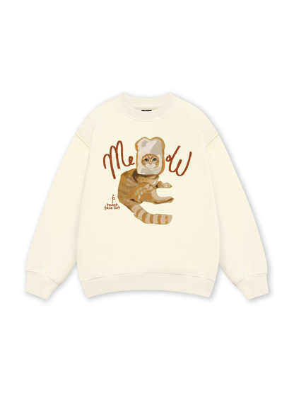 Toast Face Cat Sweater