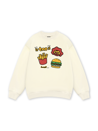 Sweet Pastry Burger Fry Sweater