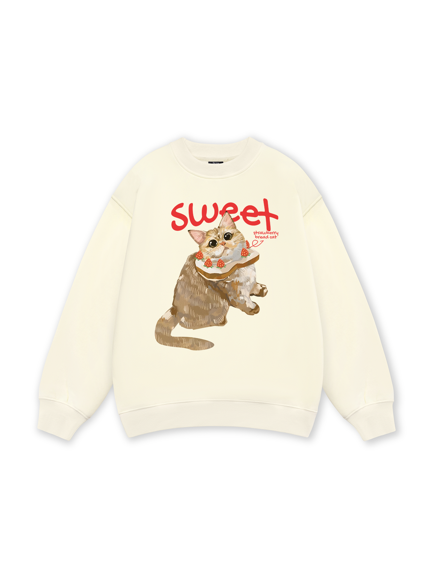 Strawberry Bread Cat Sweater