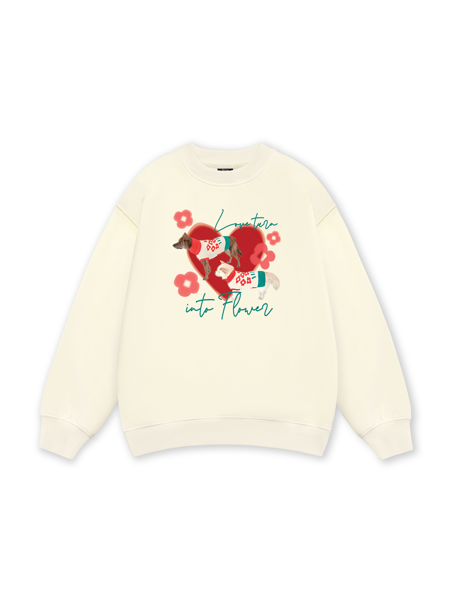 Animal Mood Love Turr Into Flower Sweater