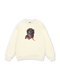 Animal Pink Glasses Sweater